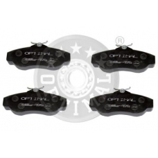 10047 OPTIMAL Комплект тормозных колодок, дисковый тормоз