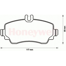 571945S STOP Комплект тормозных колодок, дисковый тормоз
