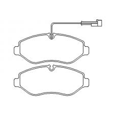 MDB2917 MINTEX Комплект тормозных колодок, дисковый тормоз