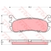GDB3319 TRW Комплект тормозных колодок, дисковый тормоз