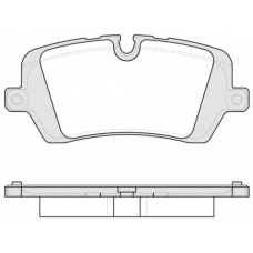 1541 00 KAWE Комплект тормозных колодок, дисковый тормоз