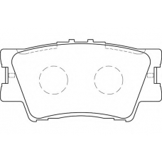 WBP24338A WAGNER LOCKHEED Комплект тормозных колодок, дисковый тормоз