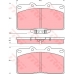 GDB4076 TRW Комплект тормозных колодок, дисковый тормоз