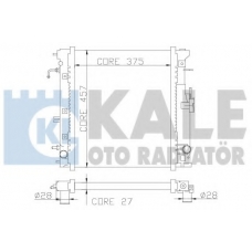 365700 KALE OTO RADYATOR Радиатор, охлаждение двигателя