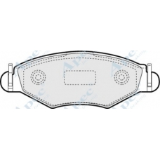 PAD1213 APEC Комплект тормозных колодок, дисковый тормоз