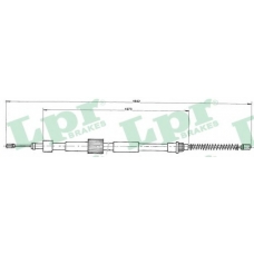 C0978B LPR Трос, стояночная тормозная система
