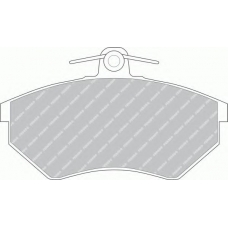 FDB774D FERODO Комплект тормозных колодок, дисковый тормоз