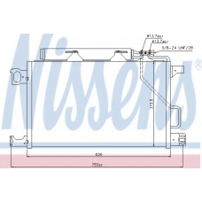 940100 NISSENS Конденсатор, кондиционер