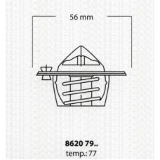 8620 7977 TRISCAN Термостат, охлаждающая жидкость