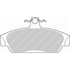 T0610497 RAMEDER Комплект тормозных колодок, дисковый тормоз