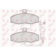 626.0235 VILLAR Комплект тормозных колодок, дисковый тормоз