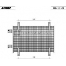 F4-43082 STANDARD Конденсатор, кондиционер