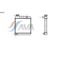 AU2001 AVA Радиатор, охлаждение двигателя