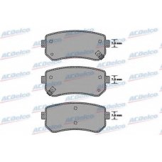 AC848081D AC Delco Комплект тормозных колодок, дисковый тормоз