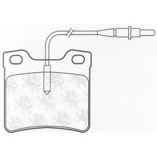 BP929 QH Benelux Комплект тормозных колодок, дисковый тормоз