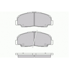 12-0639 E.T.F. Комплект тормозных колодок, дисковый тормоз