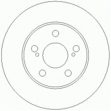 D2453 ROULUNDS Тормозной диск