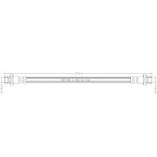 2937 REMKAFLEX Тормозной шланг