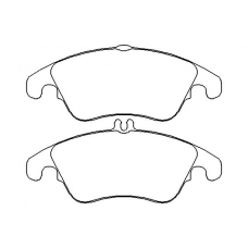 MDB2831 MINTEX Комплект тормозных колодок, дисковый тормоз