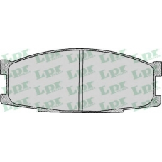 05P046 LPR Комплект тормозных колодок, дисковый тормоз