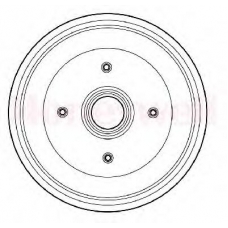 329183B BENDIX Тормозной барабан