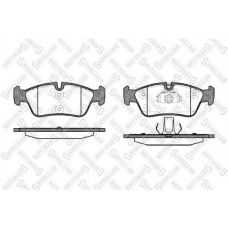 395 040B-SX STELLOX Комплект тормозных колодок, дисковый тормоз