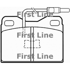 FBP1252 FIRST LINE Комплект тормозных колодок, дисковый тормоз