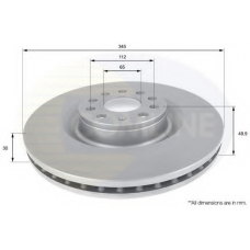 ADC1469V COMLINE Тормозной диск