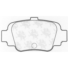 BP847 QH Benelux Комплект тормозных колодок, дисковый тормоз