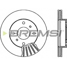 DBA260V BREMSI Тормозной диск