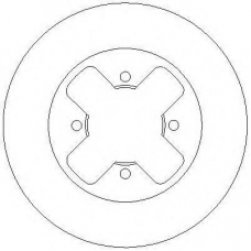 AC2446D AC Delco Тормозной диск