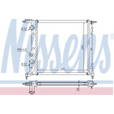 63926 NISSENS Радиатор, охлаждение двигателя