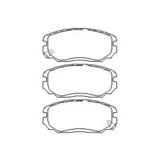 MDB2753 MINTEX Комплект тормозных колодок, дисковый тормоз