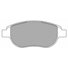 FBP-1217 FREMAX Комплект тормозных колодок, дисковый тормоз