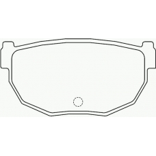 MDB1220 MINTEX Комплект тормозных колодок, дисковый тормоз