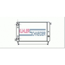 1700701 KUHLER SCHNEIDER Радиатор, охлаждение двигател