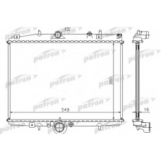 PRS3412 PATRON Радиатор, охлаждение двигателя
