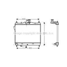 HYA2101 Prasco Радиатор, охлаждение двигателя