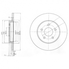 BG3663 DELPHI Тормозной диск