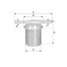 XB324 UNIFLUX FILTERS Топливный фильтр