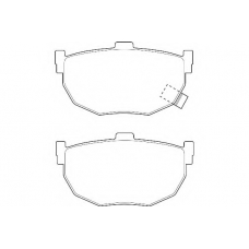 WBP21553A WAGNER LOCKHEED Комплект тормозных колодок, дисковый тормоз