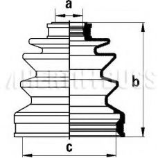 J2884009 NIPPARTS Комплект пылника, приводной вал