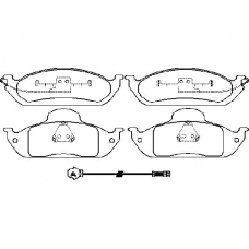 MDB1936 MINTEX Комплект тормозных колодок, дисковый тормоз