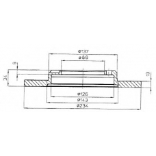 BSF4592 QUINTON HAZELL Тормозной диск