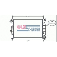1800311 KUHLER SCHNEIDER Радиатор, охлаждение двигател