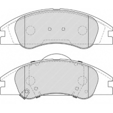 FSL4014 FERODO Комплект тормозных колодок, дисковый тормоз