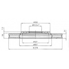 BSF4329 QUINTON HAZELL Тормозной диск