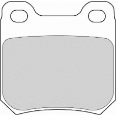 FD6274A NECTO Комплект тормозных колодок, дисковый тормоз