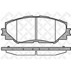 001 089B-SX STELLOX Комплект тормозных колодок, дисковый тормоз