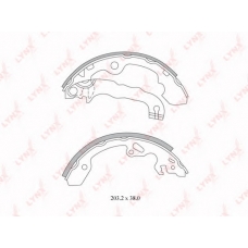 BS-3000 LYNX Колодки тормозные задние